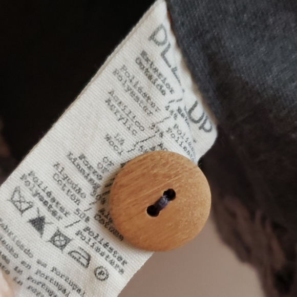 Toddler 24Mos Pink/Gray Knit Pea Coat by Play Up - Picture 5 of 6